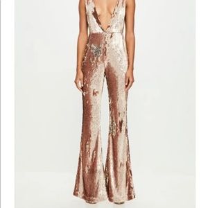 NEW Missguided Peace + Love sequin jumpsuit 4